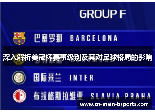 深入解析美冠杯赛事级别及其对足球格局的影响