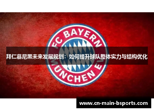 拜仁慕尼黑未来发展规划:如何提升球队整体实力与结构优化 拜仁慕尼黑未来发展规划:如何提升球队整体实力与结构优化